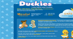 Desktop Screenshot of duckiesdiaper.com